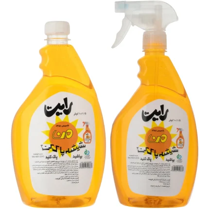 بسته ۲ عددی شیشه پاک کن من ۱ لیتری